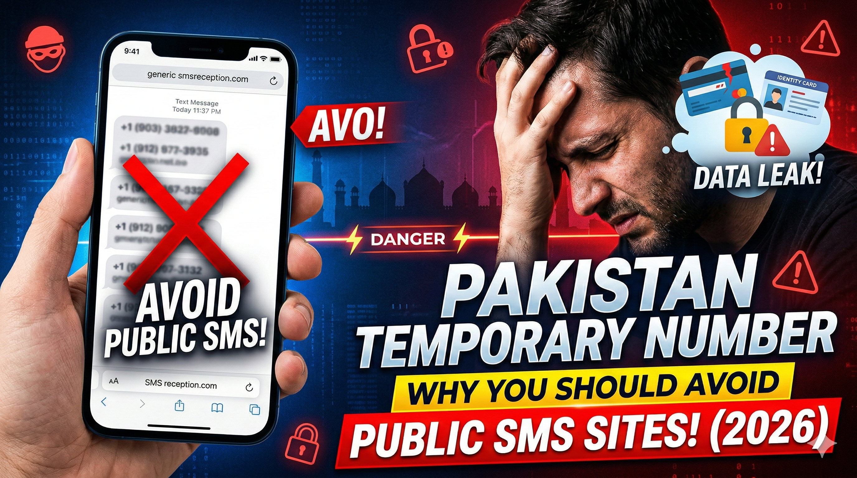 Pakistan Temporary Number: Why You Should Avoid Public SMS Sites